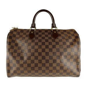 LOUIS VUITTON Brown Damier Canvas Speedy Bandouliere 35 Bag